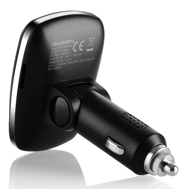 FM Transmitter GoGEN CTR 258 BT W černý