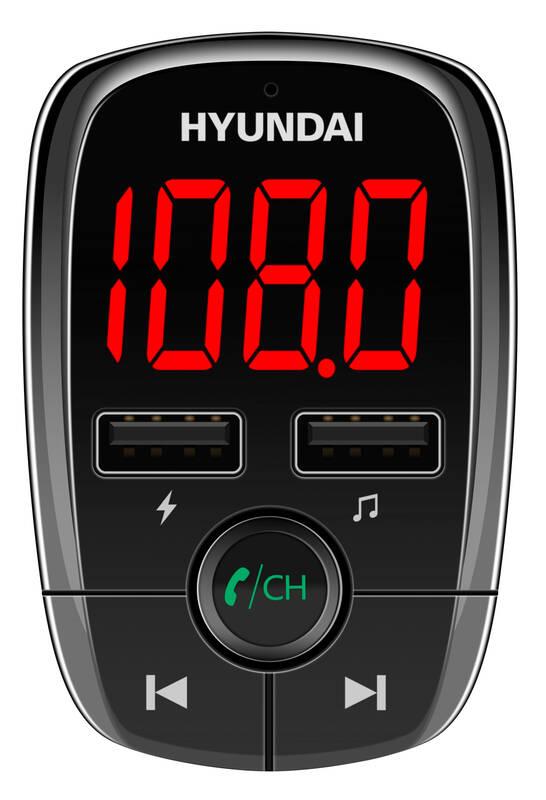 FM Transmitter Hyundai FMT 380 BT CHARGE černý, FM, Transmitter, Hyundai, FMT, 380, BT, CHARGE, černý