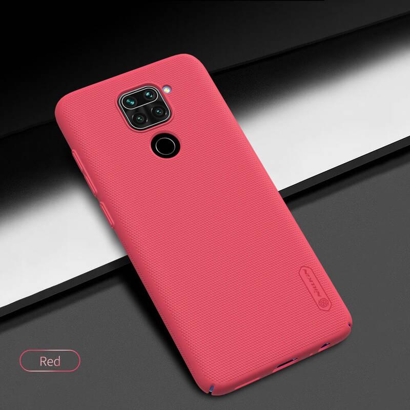Kryt na mobil Nillkin Super Frosted na Xiaomi Redmi Note 9 červený