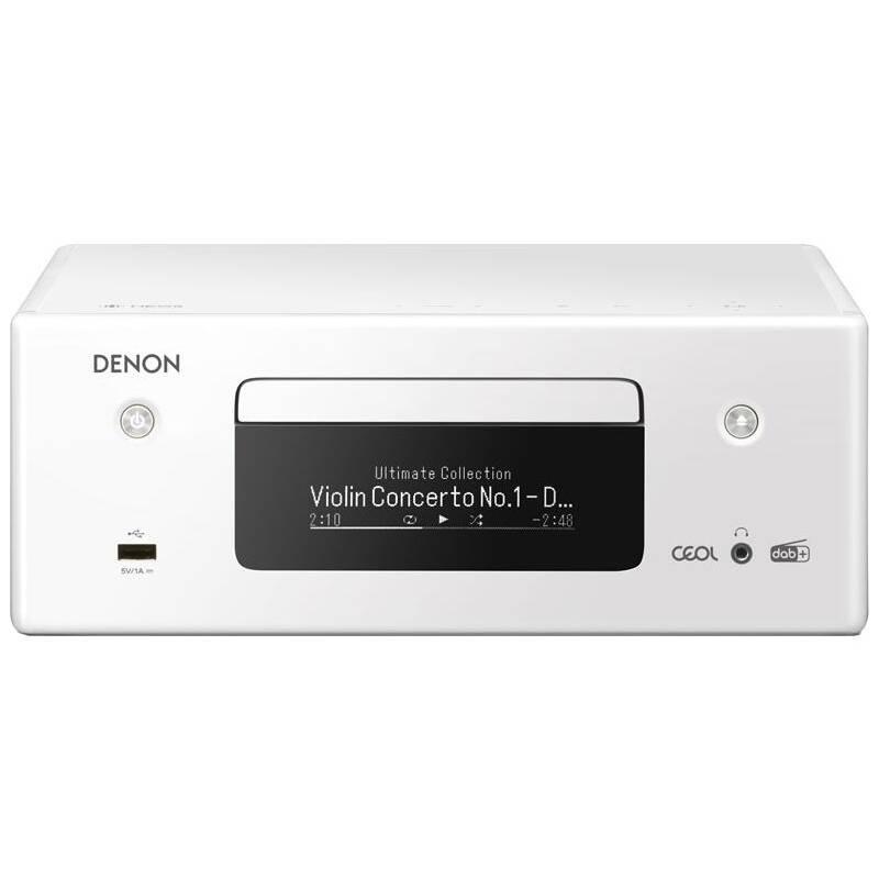 Mikrosystém Denon RCD-N11 DAB CEOL repro SCN-10, 2ks bílý