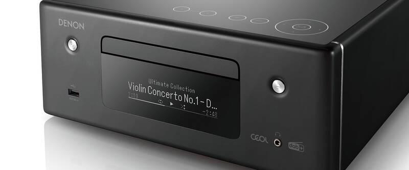 Mikrosystém Denon RCD-N11 DAB CEOL repro SCN-10, 2ks černý