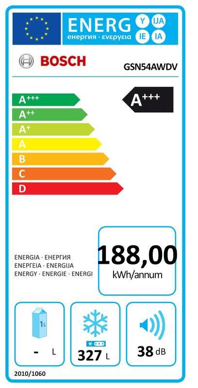 Mraznička Bosch Serie 6 GSN54AWDV bílá