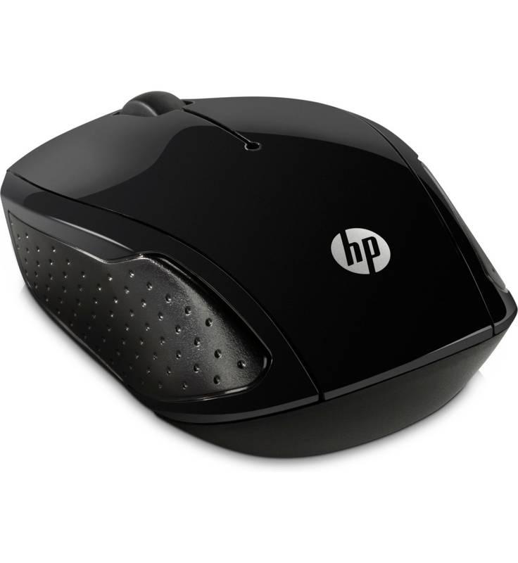 Myš HP 200 černá, Myš, HP, 200, černá