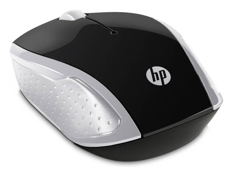 Myš HP 200 černá stříbrná
