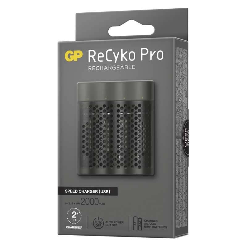 Nabíječka GP Speed M451 4× AA ReCyko Pro