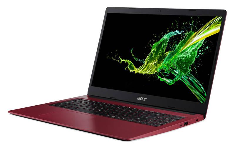 Notebook Acer Aspire 3 červený Microsoft 365 pro jednotlivce červený