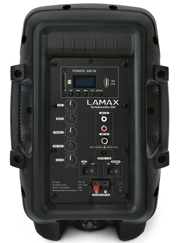 Party reproduktor LAMAX PartyBoomBox300 černý
