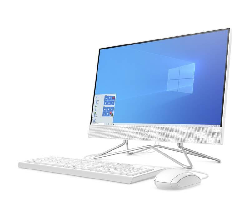 Počítač All In One HP 22-df0005nc bílý