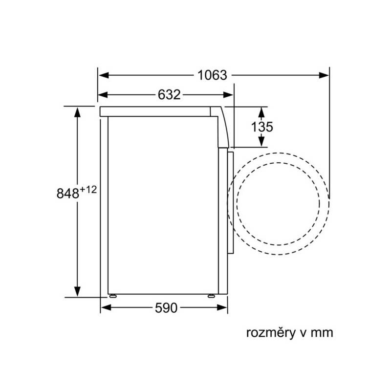 Pračka Bosch Serie 8 WAV28K00CS bílá