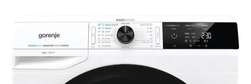 Pračka Gorenje Essential WEI84SDS bílá, Pračka, Gorenje, Essential, WEI84SDS, bílá