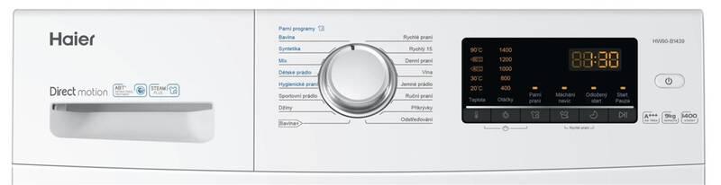 Pračka Haier HW90-B1439-36 bílá