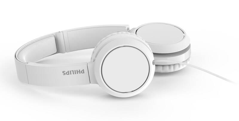 Sluchátka Philips TAH4105 bílá