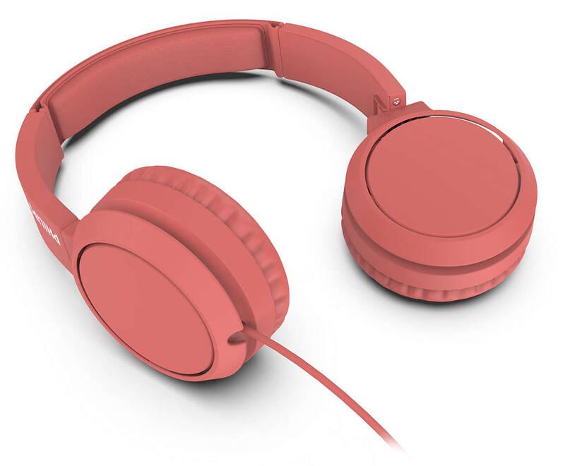 Sluchátka Philips TAH4105 červená