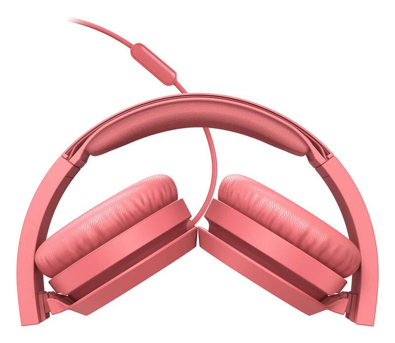 Sluchátka Philips TAH4105 červená