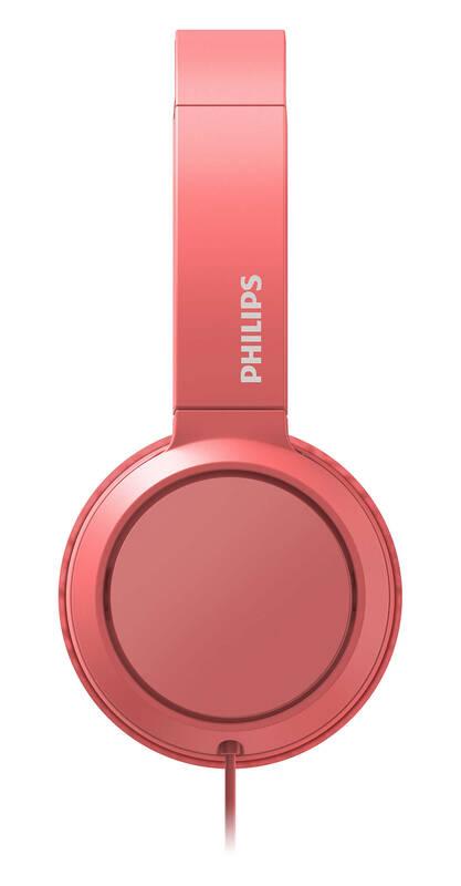 Sluchátka Philips TAH4105 červená