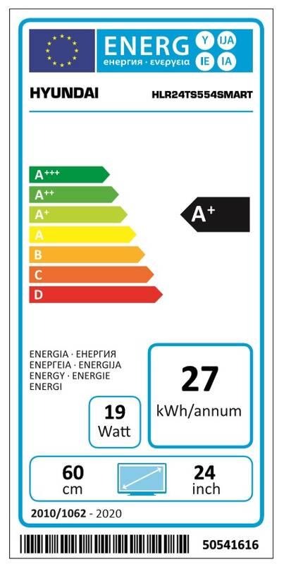 Televize Hyundai HLR 24TS554 SMART černá