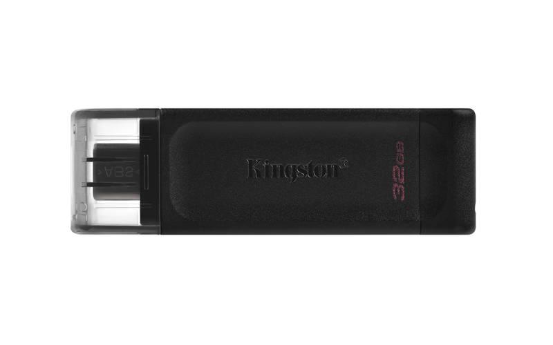 USB Flash Kingston DataTraveler 70 32GB, USB-C černý, USB, Flash, Kingston, DataTraveler, 70, 32GB, USB-C, černý