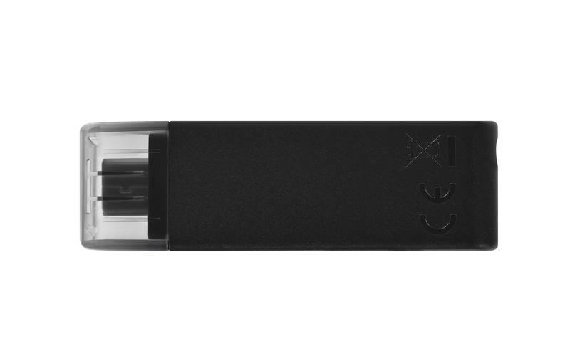 USB Flash Kingston DataTraveler 70 64GB, USB-C černý