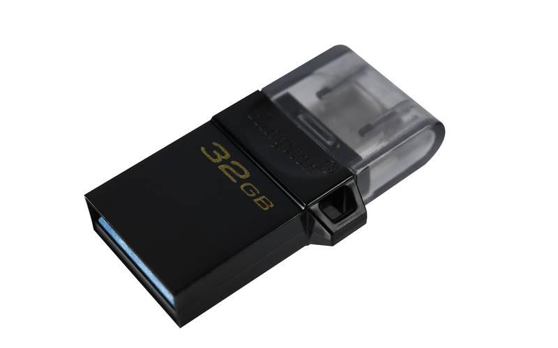 USB Flash Kingston DataTraveler microDuo3 Gen2 32GB černý