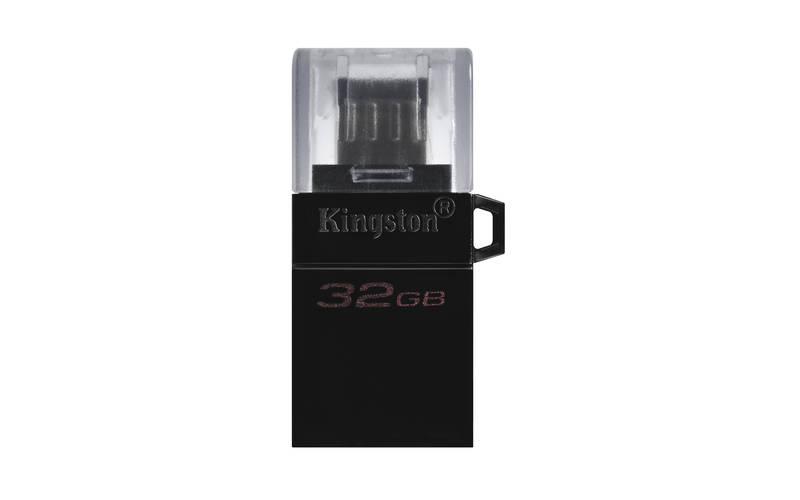 USB Flash Kingston DataTraveler microDuo3 Gen2 32GB černý, USB, Flash, Kingston, DataTraveler, microDuo3, Gen2, 32GB, černý