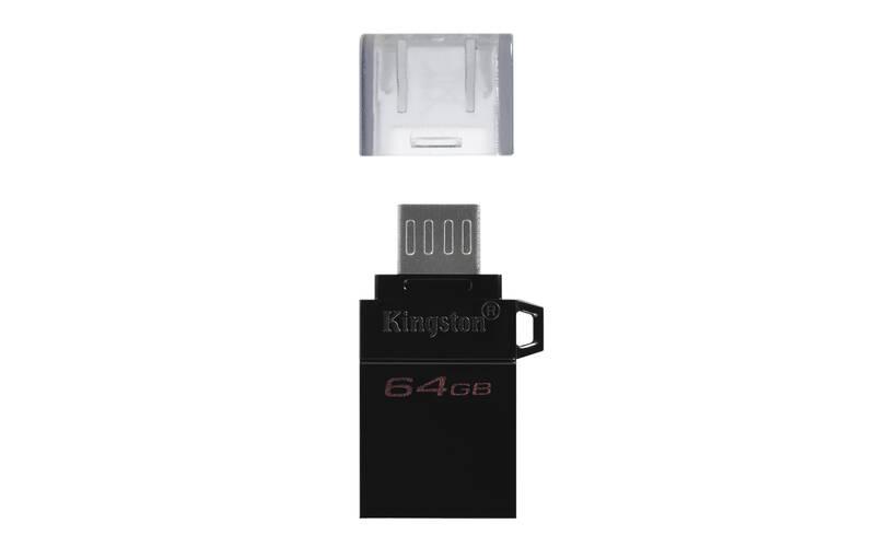 USB Flash Kingston DataTraveler microDuo3 Gen2 64GB černý