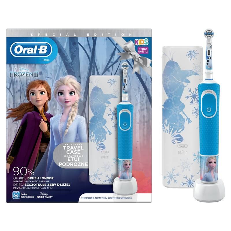 Zubní kartáček Oral-B Vitality Kids Frozen II cestovní pouzdro