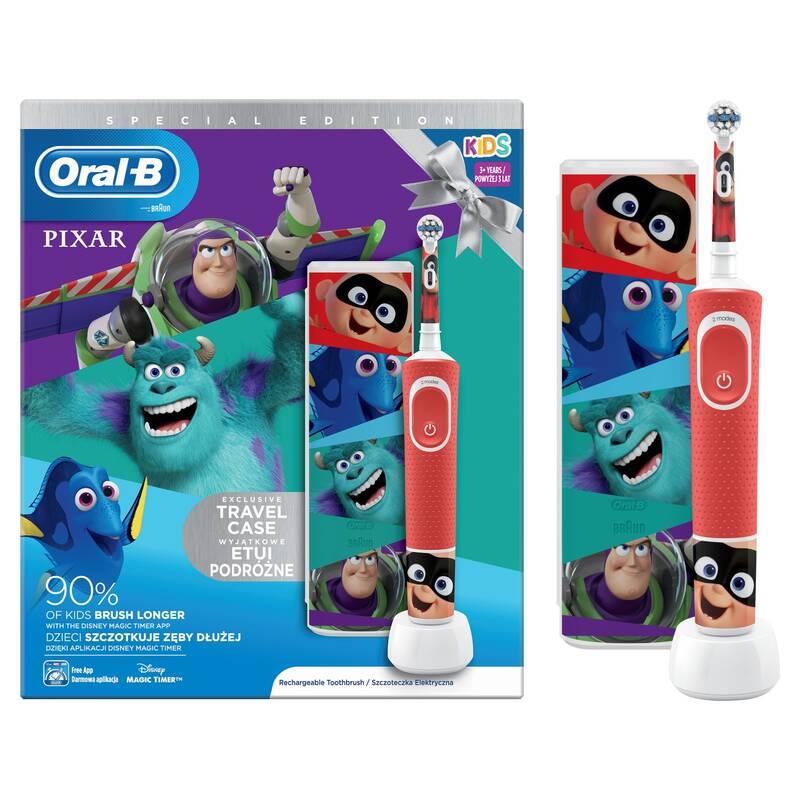 Zubní kartáček Oral-B Vitality Kids Pixar cestovní pouzdro, Zubní, kartáček, Oral-B, Vitality, Kids, Pixar, cestovní, pouzdro