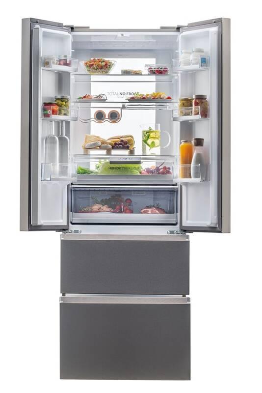 Chladnička s mrazničkou Haier HB20FPAAA nerez