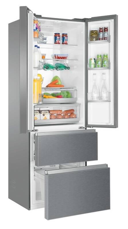 Chladnička s mrazničkou Haier HB20FPAAA nerez