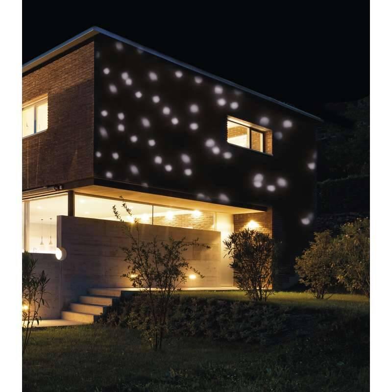 Dekorativní LED projektor EMOS padající vločky, venkovní