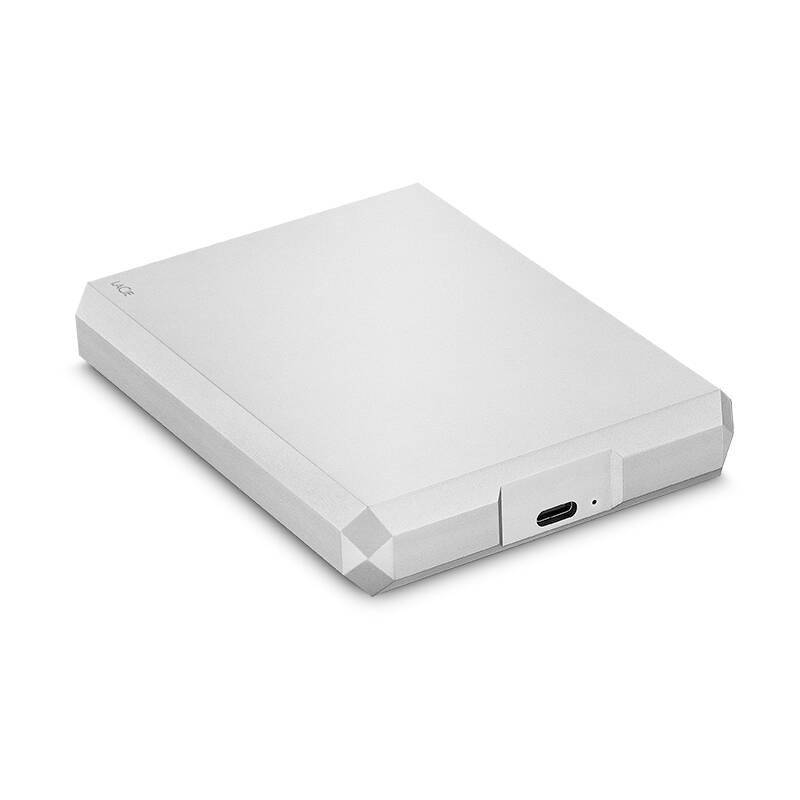Externí pevný disk 2,5" Lacie Mobile Drive 4TB, USB-C stříbrný