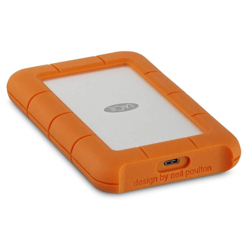 Externí pevný disk 2,5" Lacie Rugged 1TB, USB-C oranžový