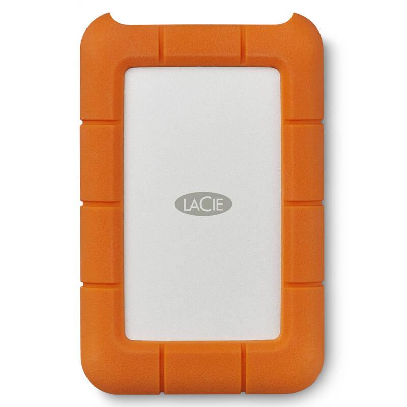 Externí pevný disk 2,5" Lacie Rugged 4TB, USB-C oranžový