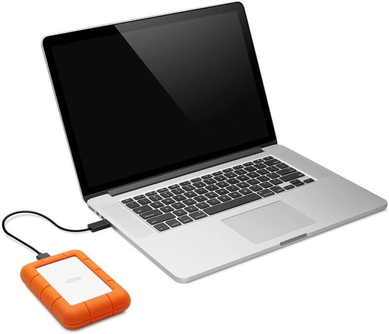 Externí pevný disk 2,5" Lacie Rugged Mini 1TB, USB 3.0 oranžový