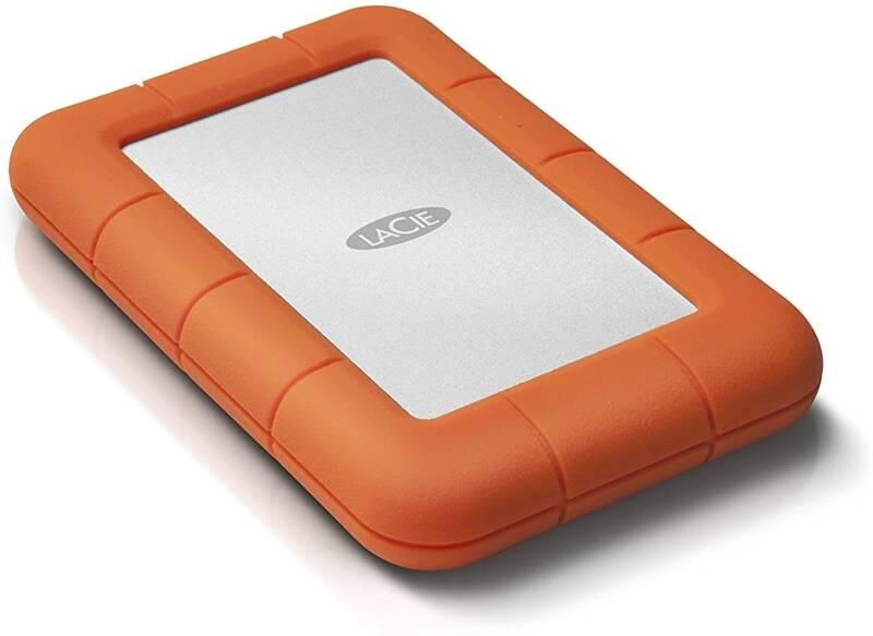 Externí pevný disk 2,5" Lacie Rugged Mini 2TB, USB 3.0 oranžový