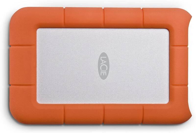 Externí pevný disk 2,5" Lacie Rugged Mini 2TB, USB 3.0 oranžový