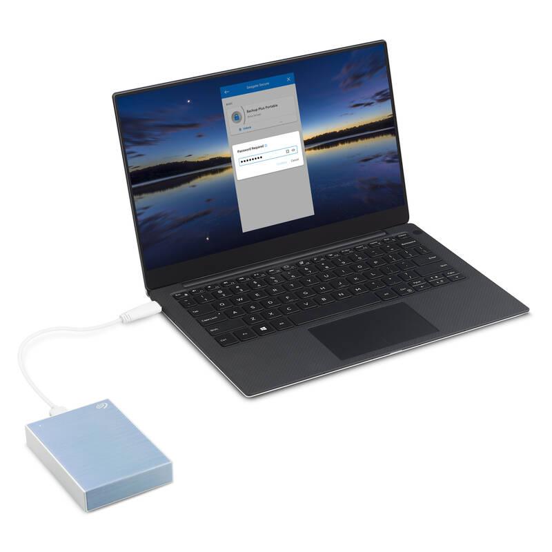 Externí pevný disk 2,5" Seagate Backup Plus Portable 4TB, USB 3.0 modrý