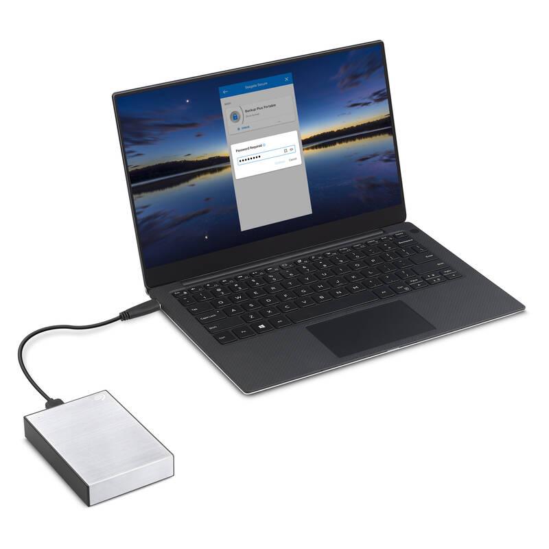 Externí pevný disk 2,5" Seagate Backup Plus Portable 4TB, USB 3.0 stříbrný