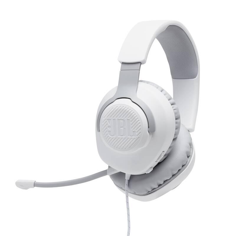 Headset JBL Quantum 100 bílý