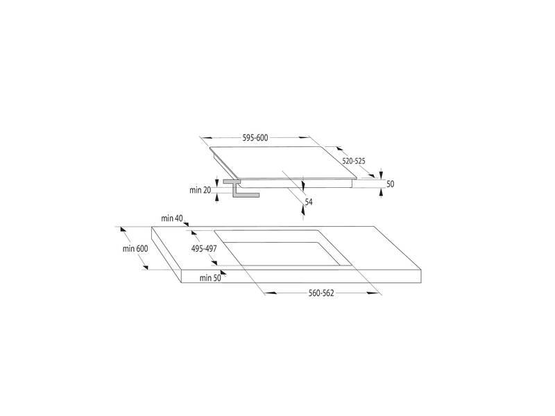 Indukční varná deska Mora VDIT 657 FF černá
