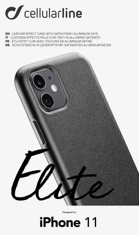 Kryt na mobil CellularLine Elite pro Apple iPhone 11 černý