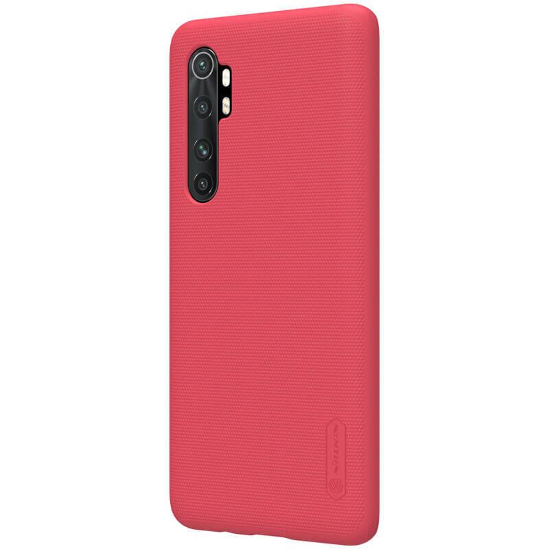 Kryt na mobil Nillkin Super Frosted na Xiaomi Mi Note 10 Lite červený