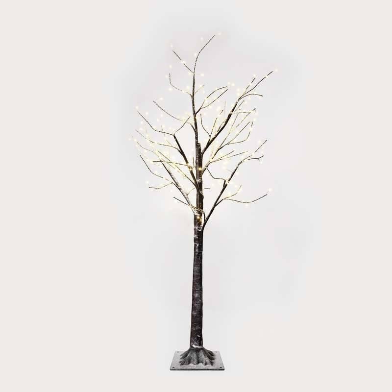 LED dekorace EMOS vánoční stromek, 120cm, venkovní, teplá bílá, časovač
