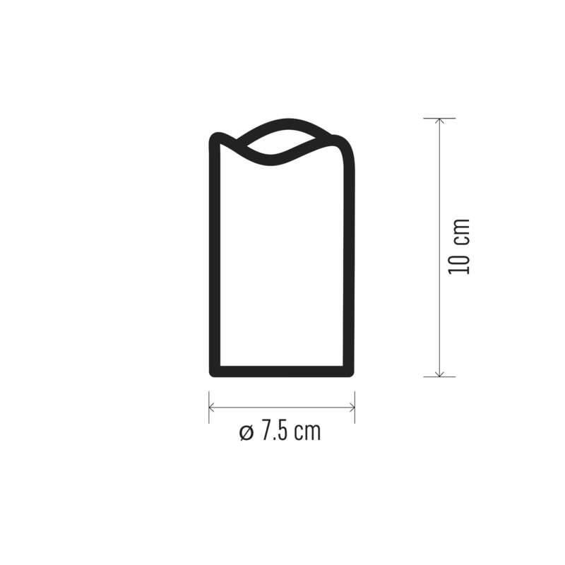 LED dekorace EMOS vosková svíčka, 10cm, 3x AAA, časovač