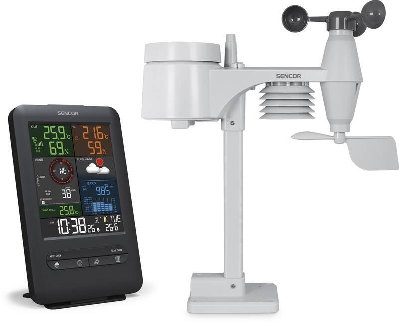 Meteorologická stanice Sencor SWS 9300 černá