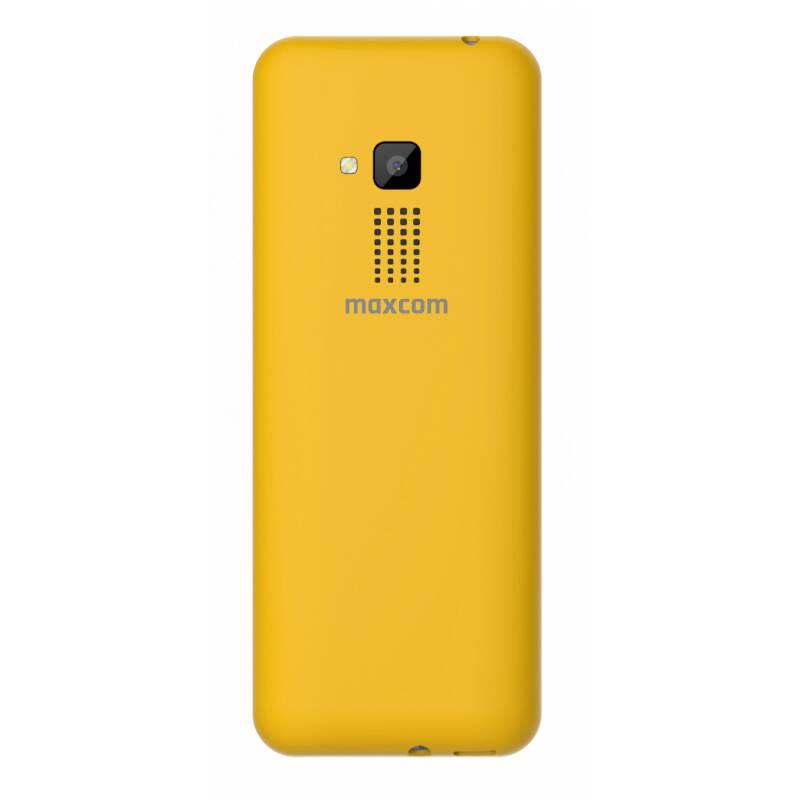 Mobilní telefon MaxCom MM139 žlutý