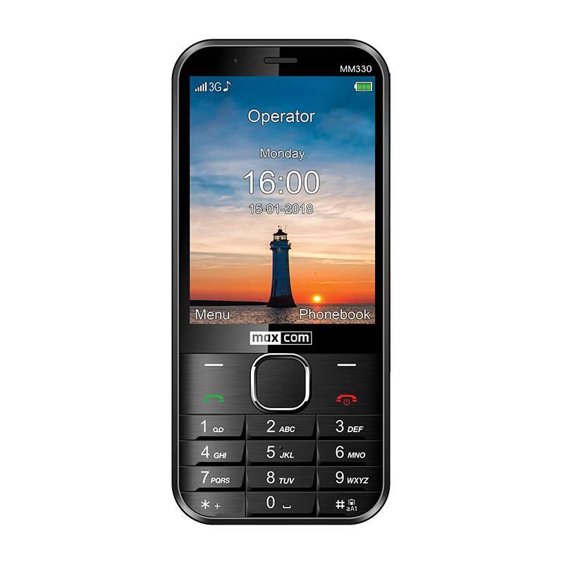 Mobilní telefon MaxCom MM330 černý