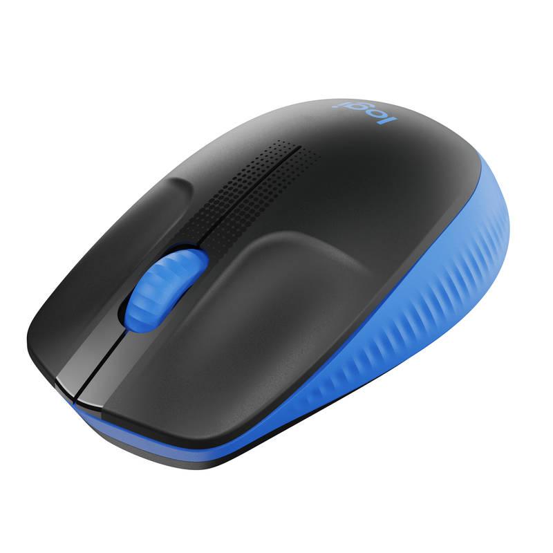 Myš Logitech M190 modrá, Myš, Logitech, M190, modrá