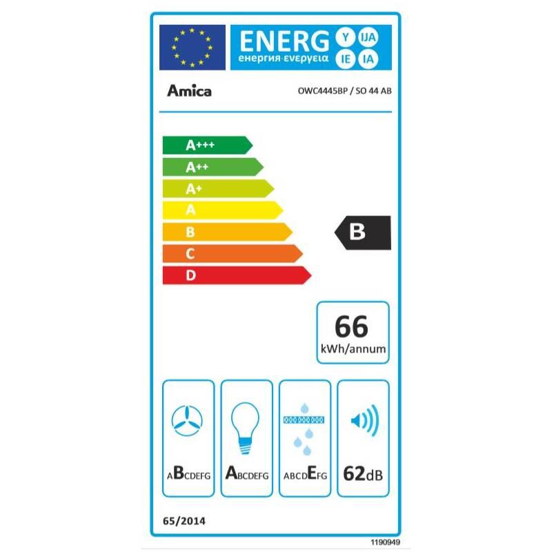 Odsavač par Amica SO 44 AB černý