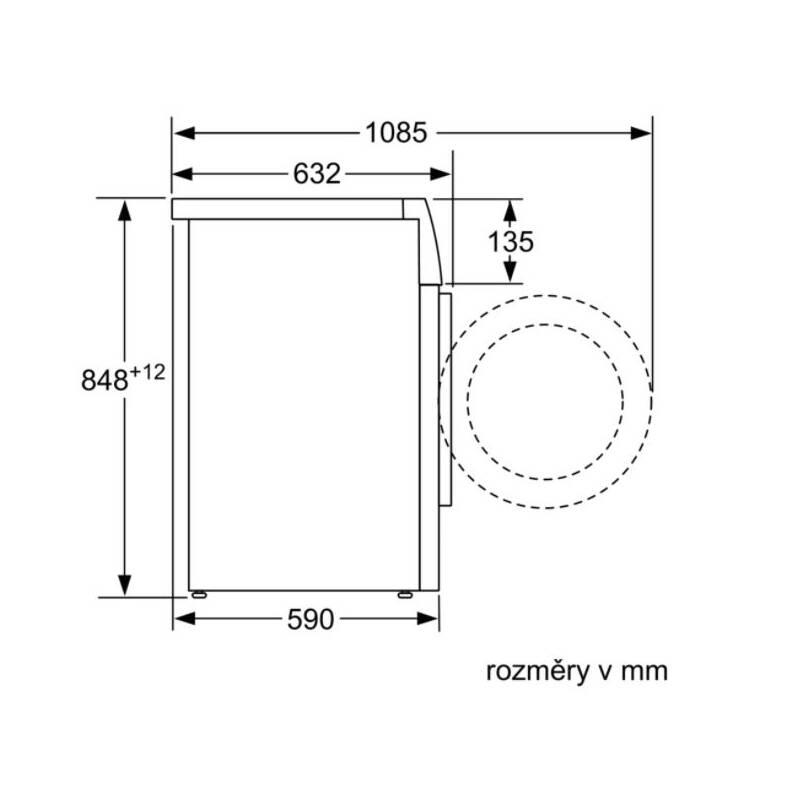 Pračka Bosch HomeProfessional WAX32EH0BY bílá
